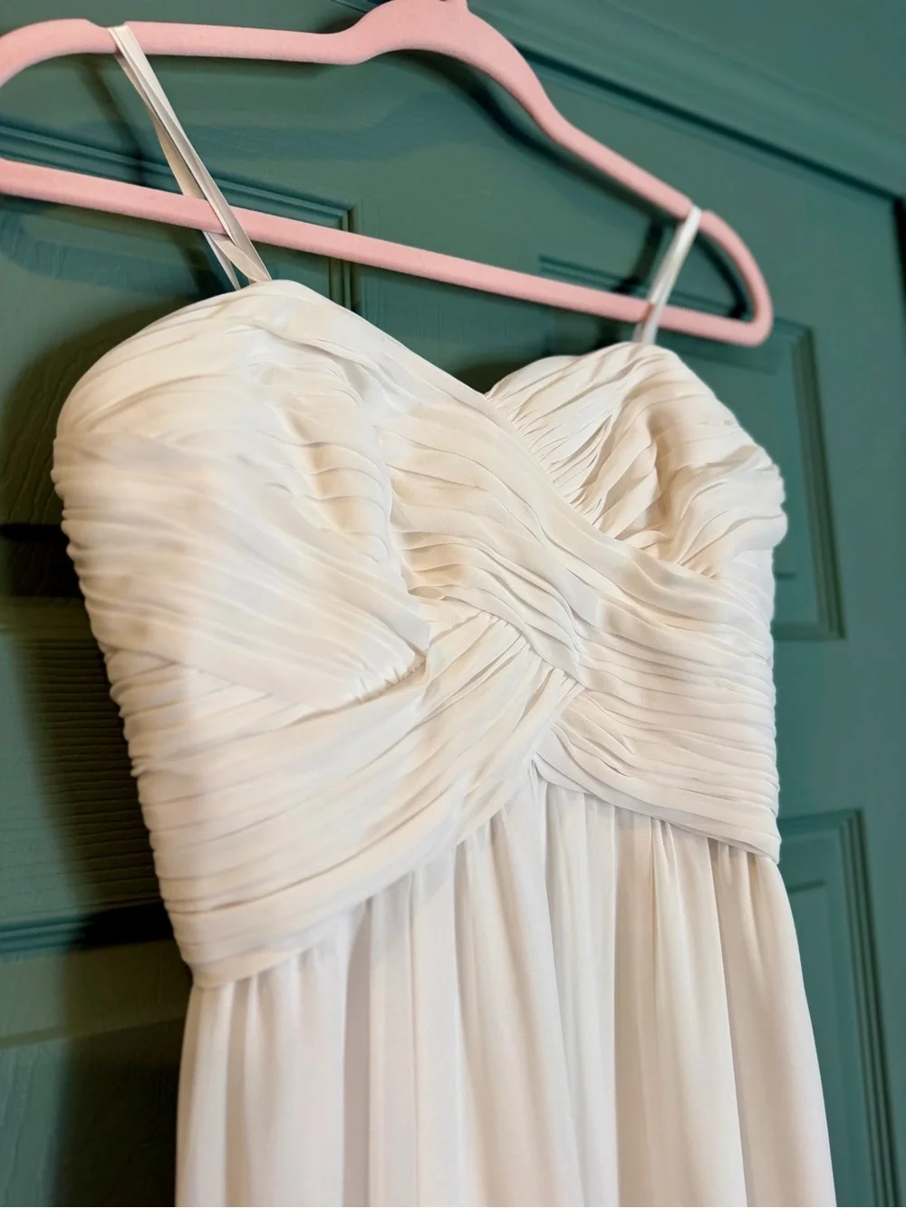 Lauren Ralph Lauren Ivory Strapless Evening Gown Dress Size 4 - Picture 7 of 11